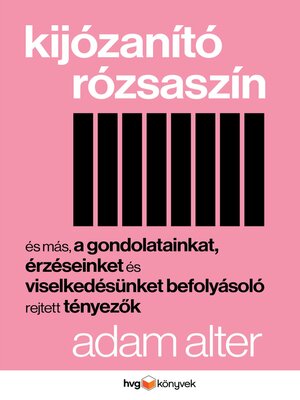 cover image of Kijózanító rózsaszín